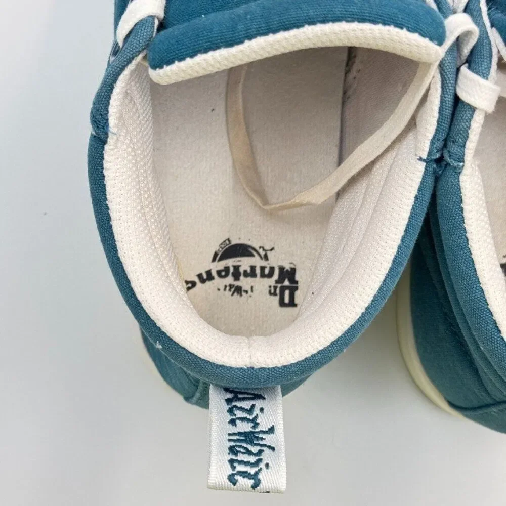 Dr. Martens Boots Mens 8 M Maleke Bootie Teal Lace Up Comfort Casual Ankle Top